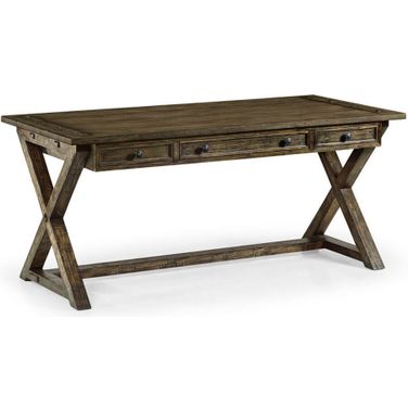 Casual Accents Desk In Dark Driftwood