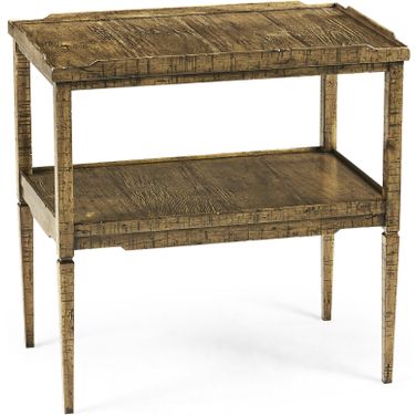 Casual Accents Side Table In Medium Driftwood