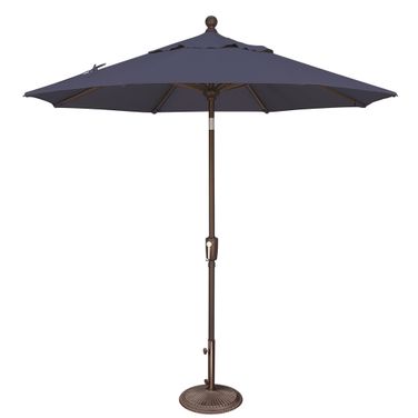 Catalina 7.5' Octagon Push Button Tilt Umbrella In Navy