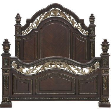 Catalonia Eastern King Bed In Cherry