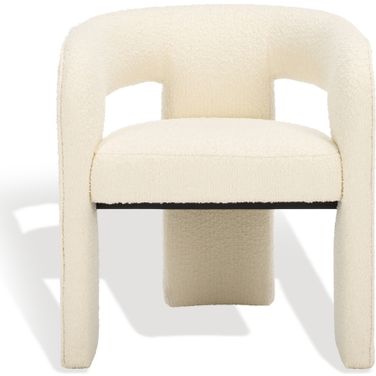 Catharia 3 Leg Dining Chair In Ivory