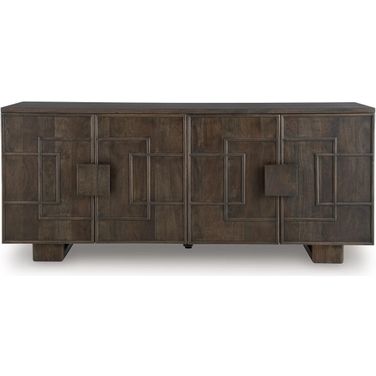 Cato Accent Cabinet In Dark Brown