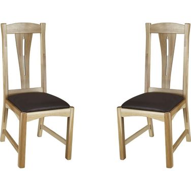 Cattail Bungalow Natural Comfort Side Chair Set of 2