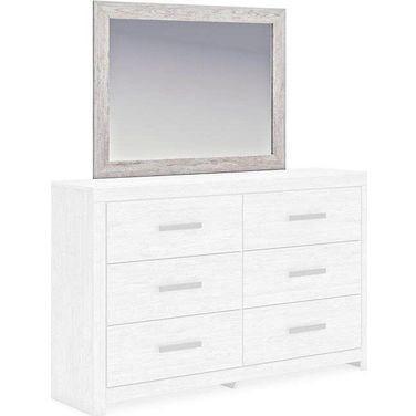 Cayboni Bedroom Mirror In White Wash