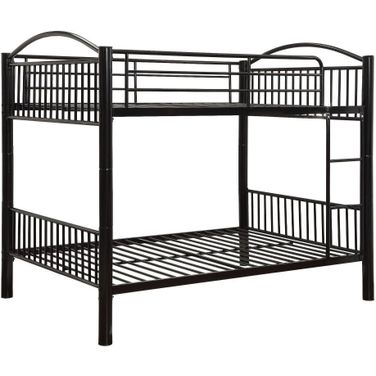 Cayelynn Black Full Over Full Bunk Bed