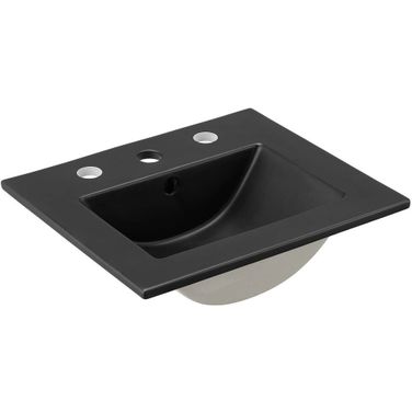 Cayman 18 Inch Bathroom Sink In Black