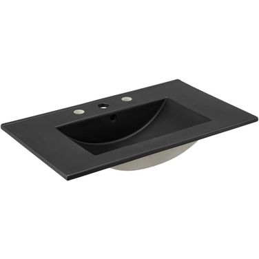 Cayman 30 Inch Bathroom Sink In Black