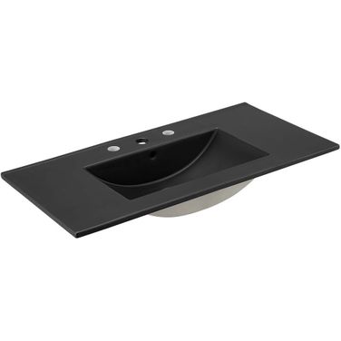 Cayman 36 Inch Bathroom Sink In Black