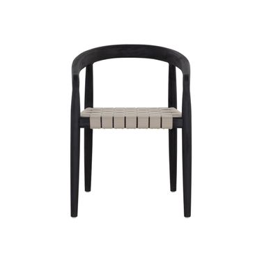 Cayman Dining Armchair In Charcoal and Charcoal