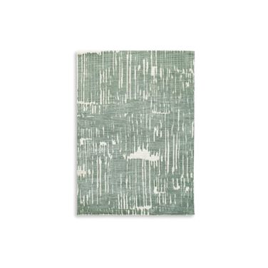 Cayworth 8' x 10' Rug In Teal and White