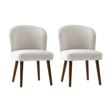 Cecilia Dining Chair Set Of 2 In White
