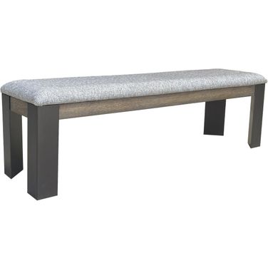 Cedar Fork Dining Bench In Smoked Arabica