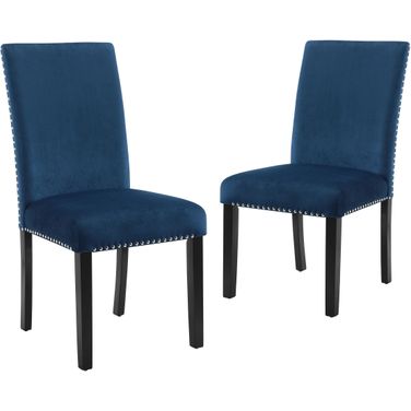 Celeste Blue Dining Side Chair Set Of 2