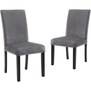 Celeste Gray Dining Chair Set Of 2