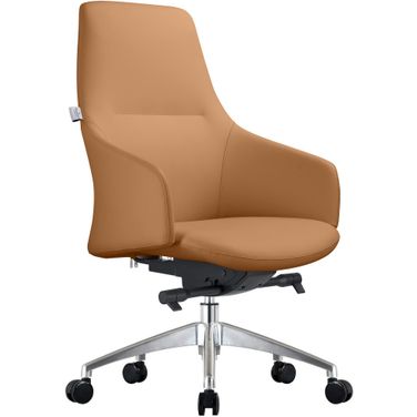 Celeste Series Office Chair In Acorn Brown Leather