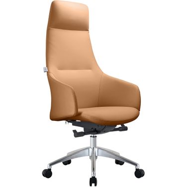 Celeste Series Office Tall Chair In Acorn Brown Leather