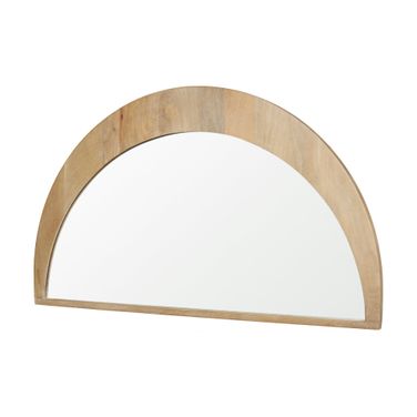 Celeste Wood Large Mirror In Light Brown