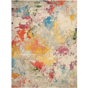 Celestial 10' x 14' Indoor Rug In Ivory and Multicolor