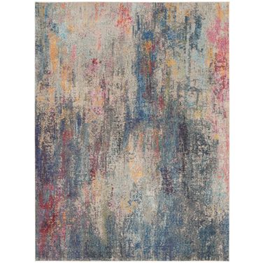 Celestial 9' x 12' Modern Indoor Rug In Multicolor
