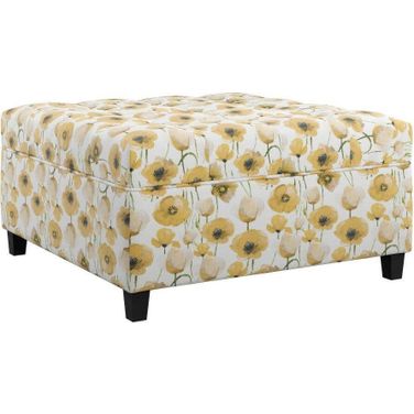 Celia Storage Ottoman In Golden Poppy