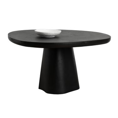 Celica 55 Inch Celica Dining Table In Black