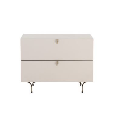 Celine Large Nightstand In Cream