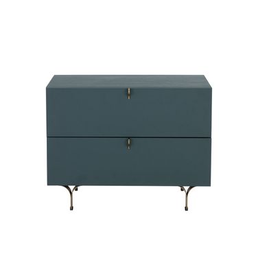 Celine Large Nightstand In Teal