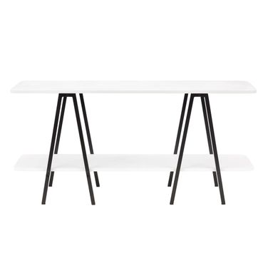 Celine Sideboard with 2 Shelves In White