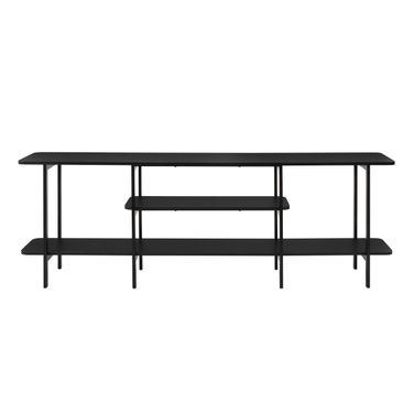 Celine Sideboard with 3 Shelves In Black