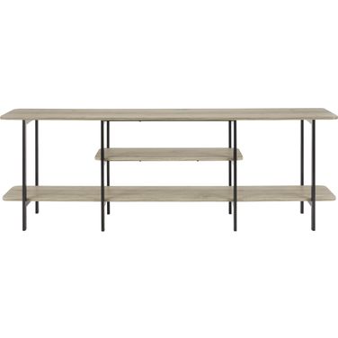 Celine Sideboard with 3 Shelves In Rustic Grey