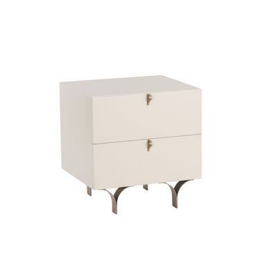 Celine Small Nightstand In Cream
