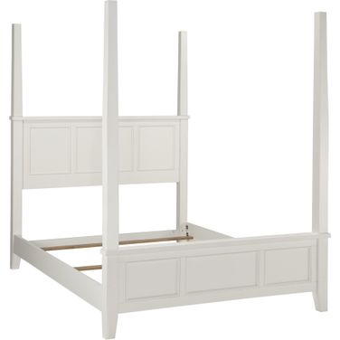 Century Off White Queen Poster Bed