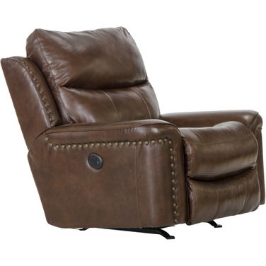 Ceretti Power Wall Hugger Recliner In Brown