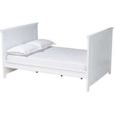 Ceri Wood Full Daybed In White