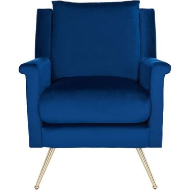 Cerise Mid Century Arm Chair in Gold