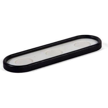 Ceylon Candle Holder In Charcoal