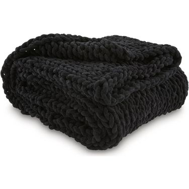 Chaddon Throw Set of 3 In Black