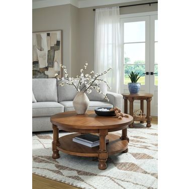 Chadworth Occasional Table Set In Medium Brown