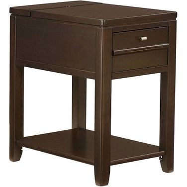 Chairsides Espresso Chairside Table