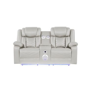Challenger Power Reclining Loveseat In Ice
