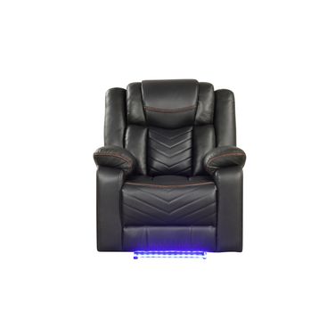 Challenger Power Reclining Recliner In Gray