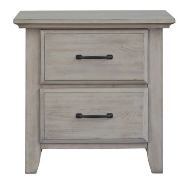 Chandler 2 Drawer Nightstand In Stone Wash