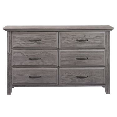 Chandler 6 Drawer Dresser In Graphite Gray