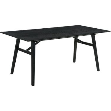 Channell Wood Dining Table In Black