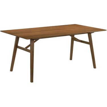 Channell Wood Dining Table In Brown