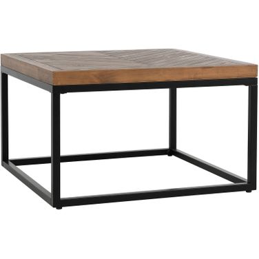 Chantel 30 Inch Square Coffee Table In Almond