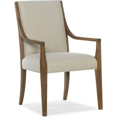 Chapman Upholstered Arm Chair Set of 2 In Beige