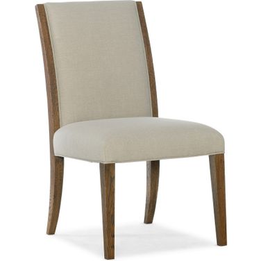 Chapman Upholstered Side Chair Set of 2 In Beige