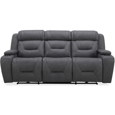 Chapman Zero Gravity Power Reclining Sofa In Blue Gray