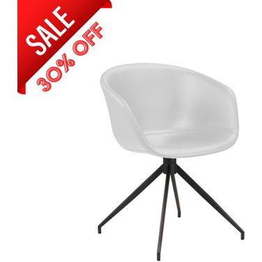 Charles Dining Chair In White